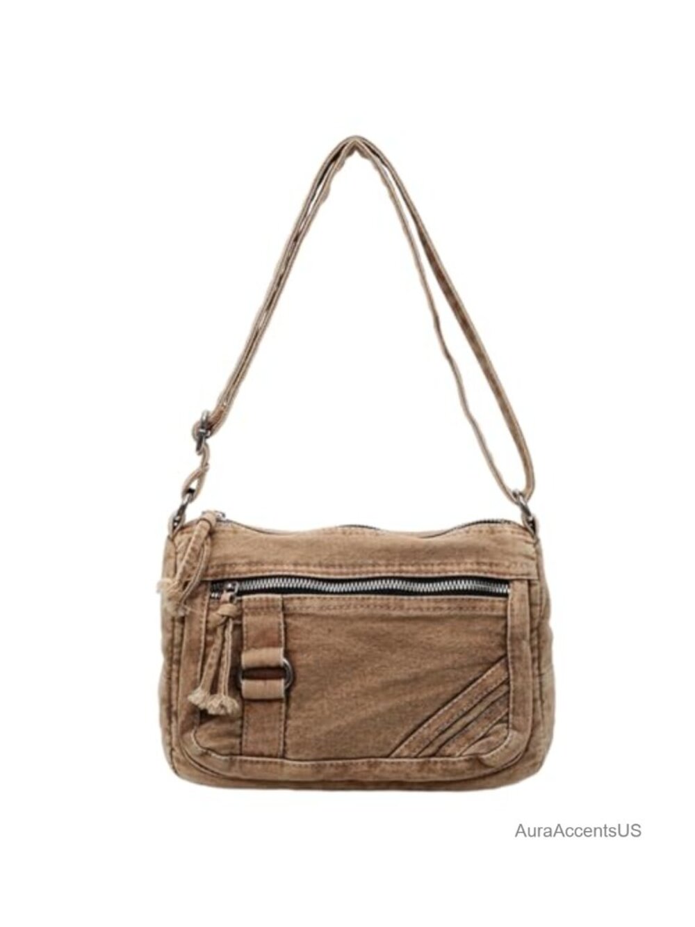 Denim Crossbody Bag for Women, Casual Jean Shoulder Purse Handbag
